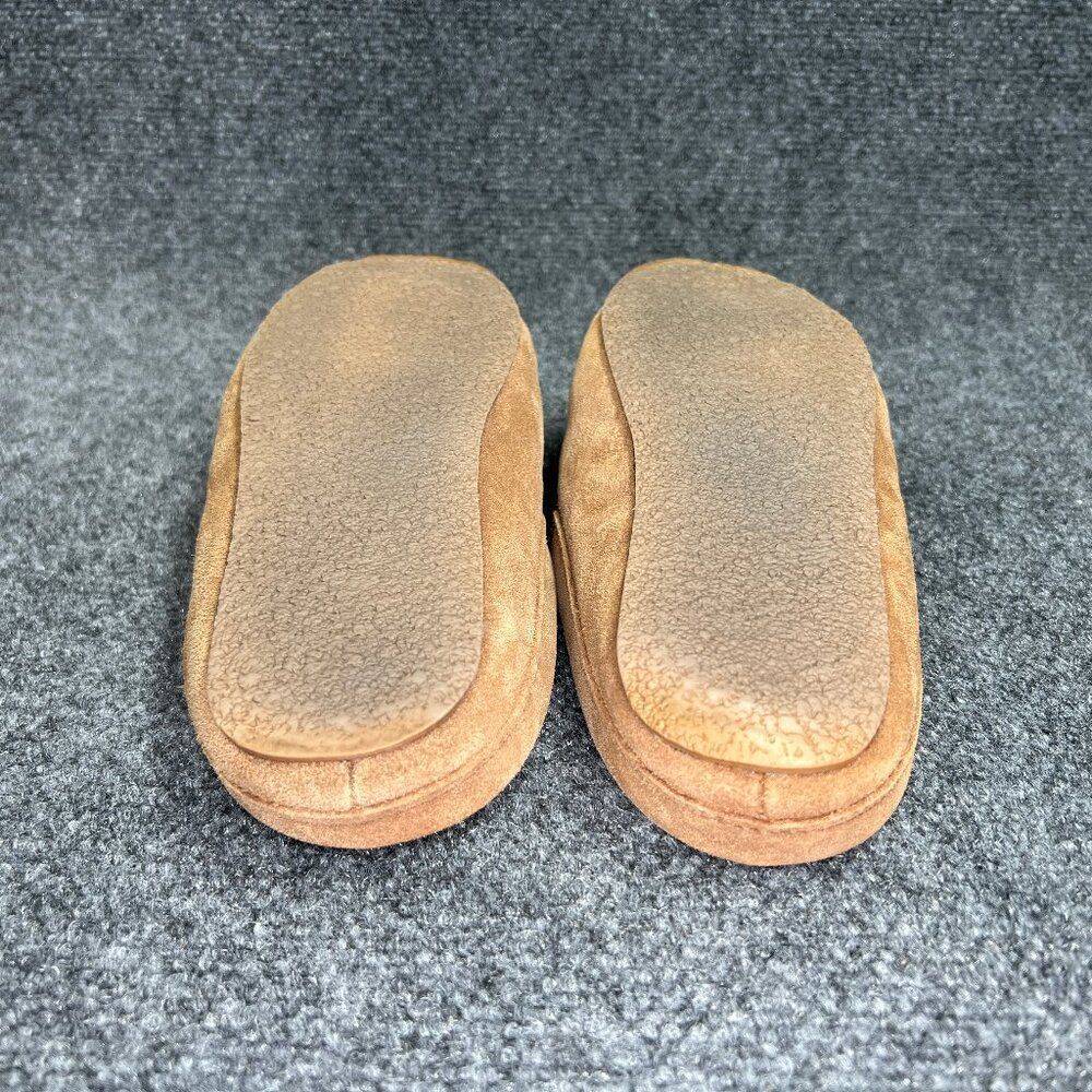 Madewell Moccasin Scuff Slippers Women's Size 10 Tan Suede Comfort Slip On Shoes - Picture 12 of 14